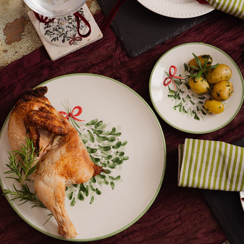 Mistletoe Ceramic Side Plate