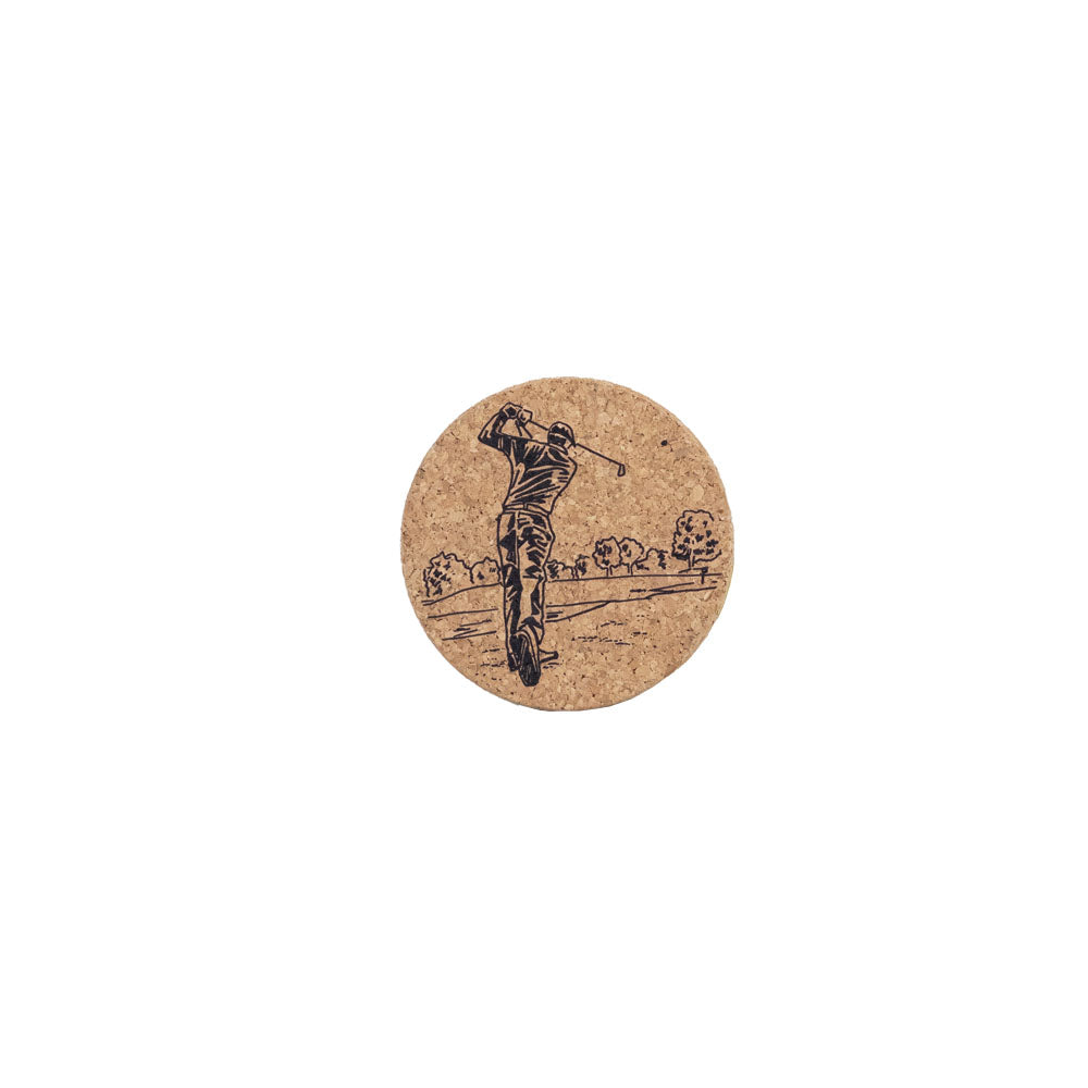 Golf Cork Coaster