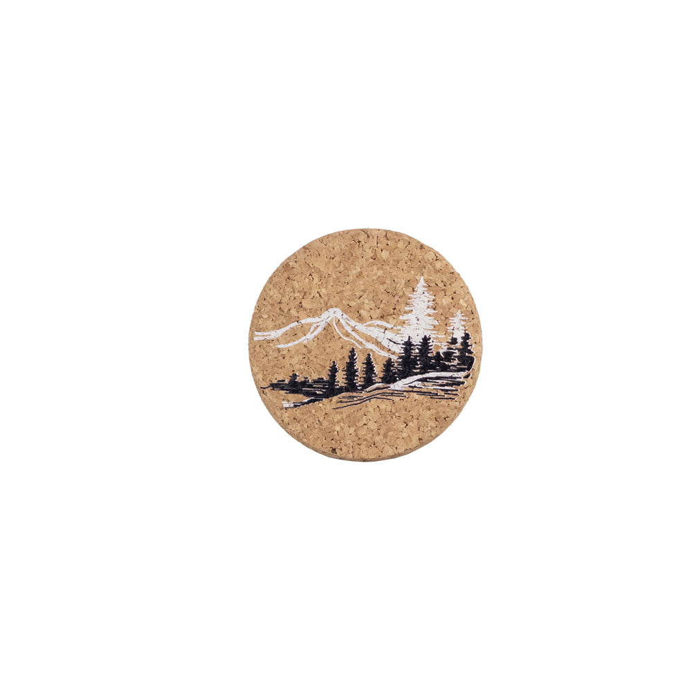 Pine Ridge Cork Coaster