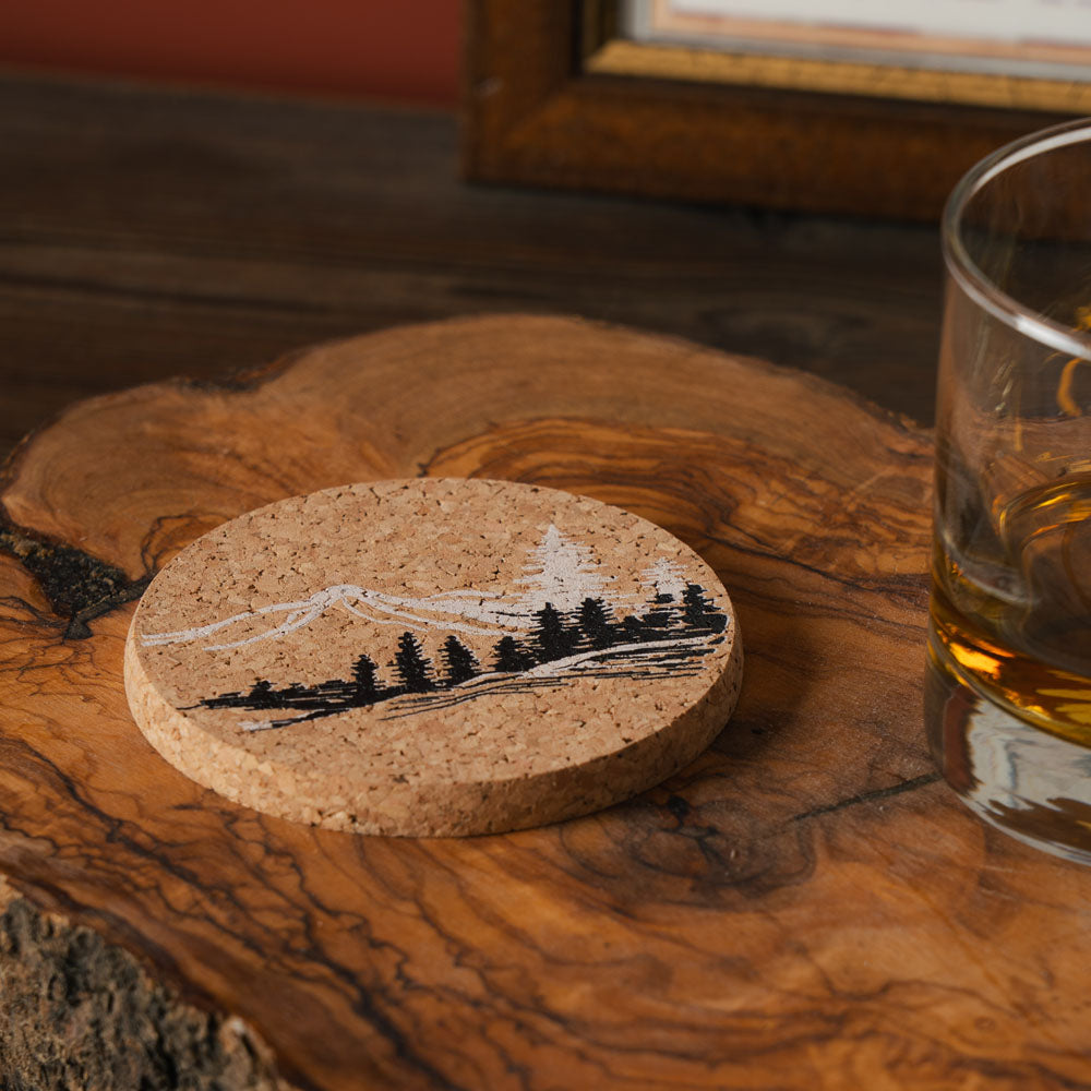 Pine Ridge Cork Coaster