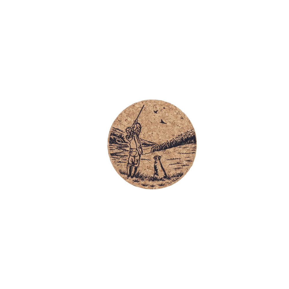 Shooting Cork Coaster