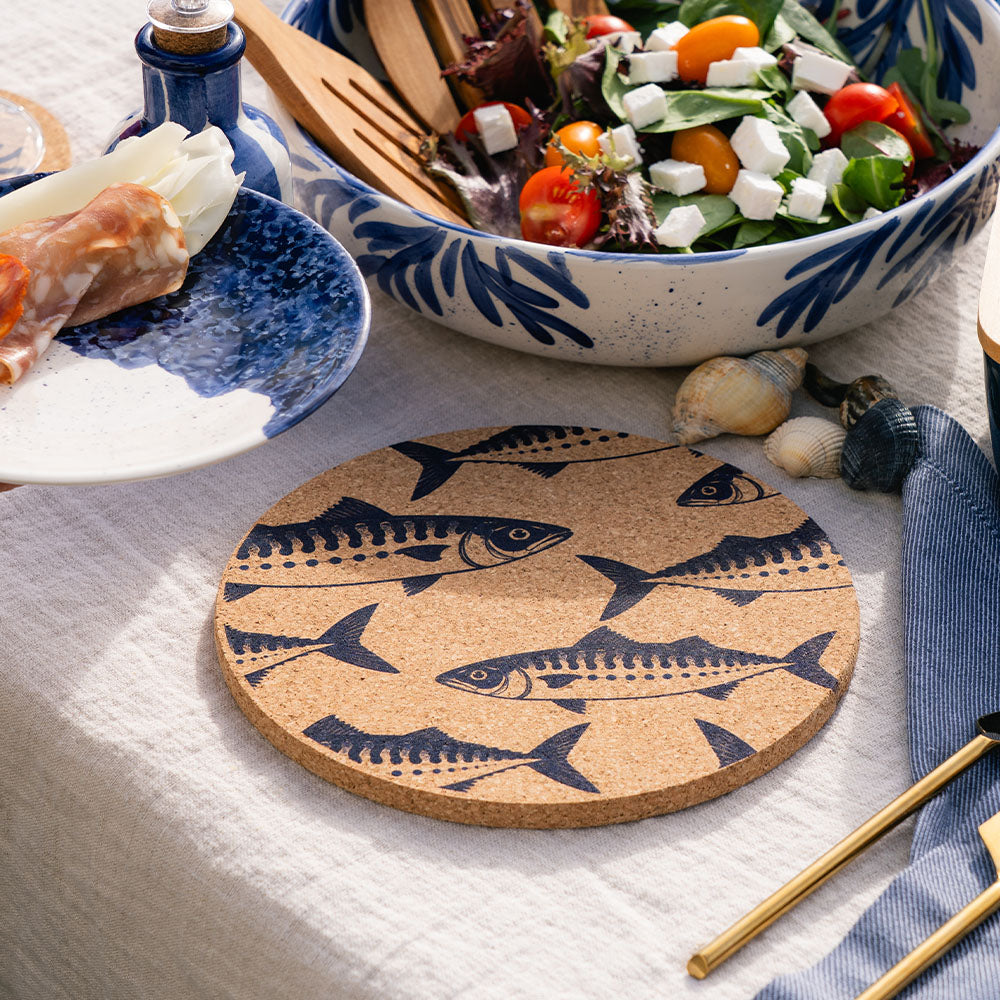 Fish Repeat Cork Placemat