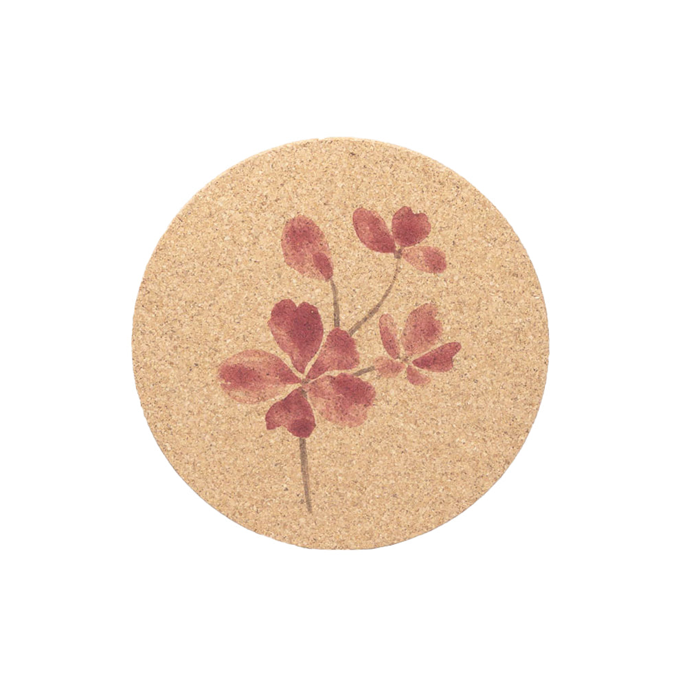 Cork Place Mat - Pink Bloom