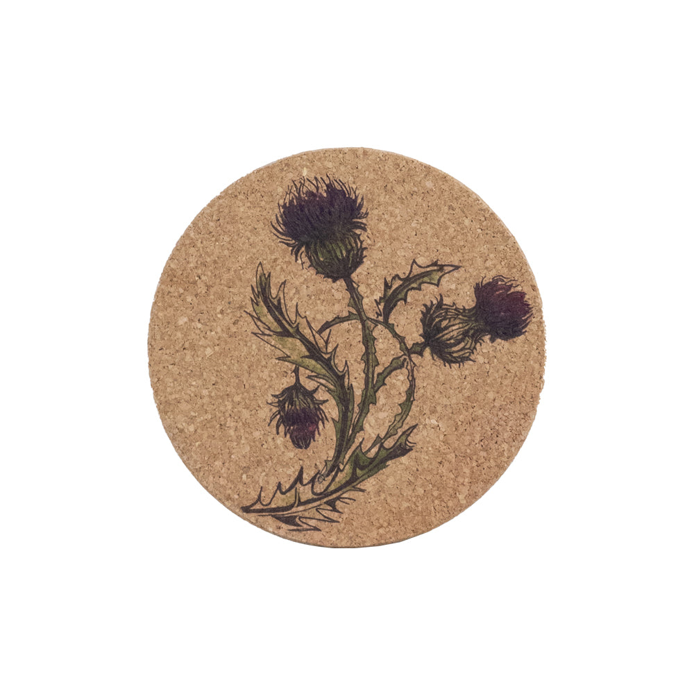 Thistle Cork Pot Stand