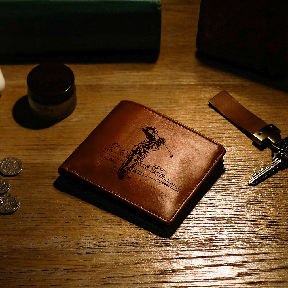 Golf Leather Wallet
