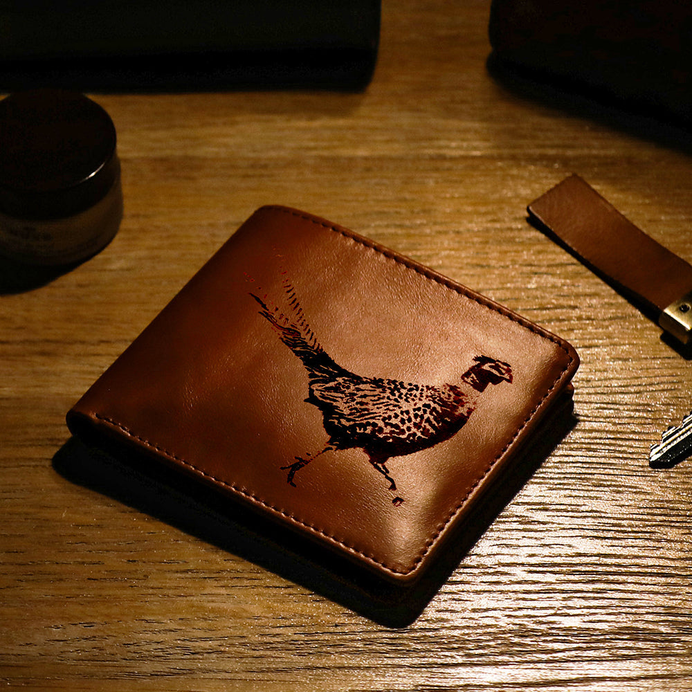 Pheasant Leather Wallet