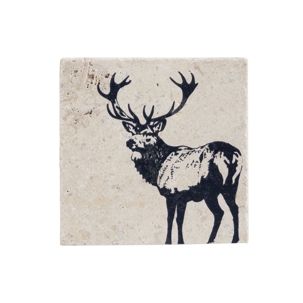 Stag Single Stone Coaster