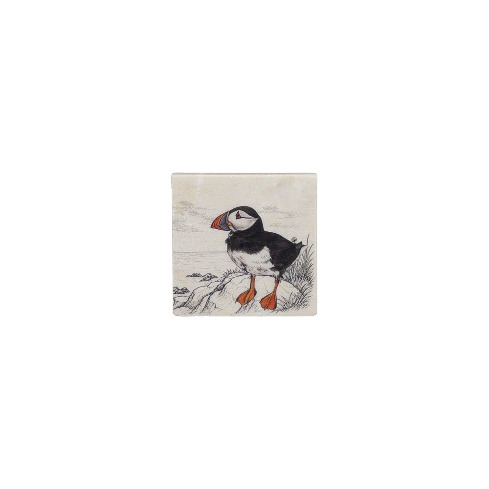 Puffin Single Stone Coaster