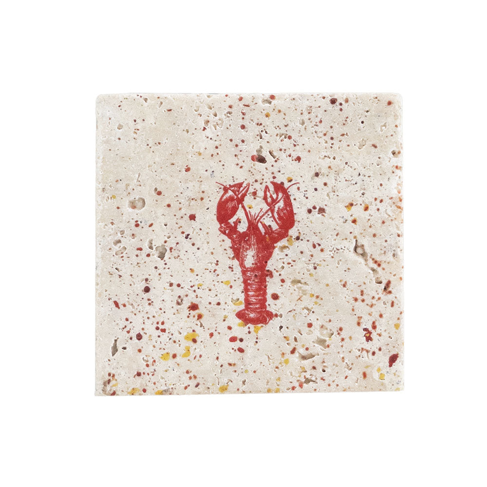 Red Lobster Single Stone Coaster