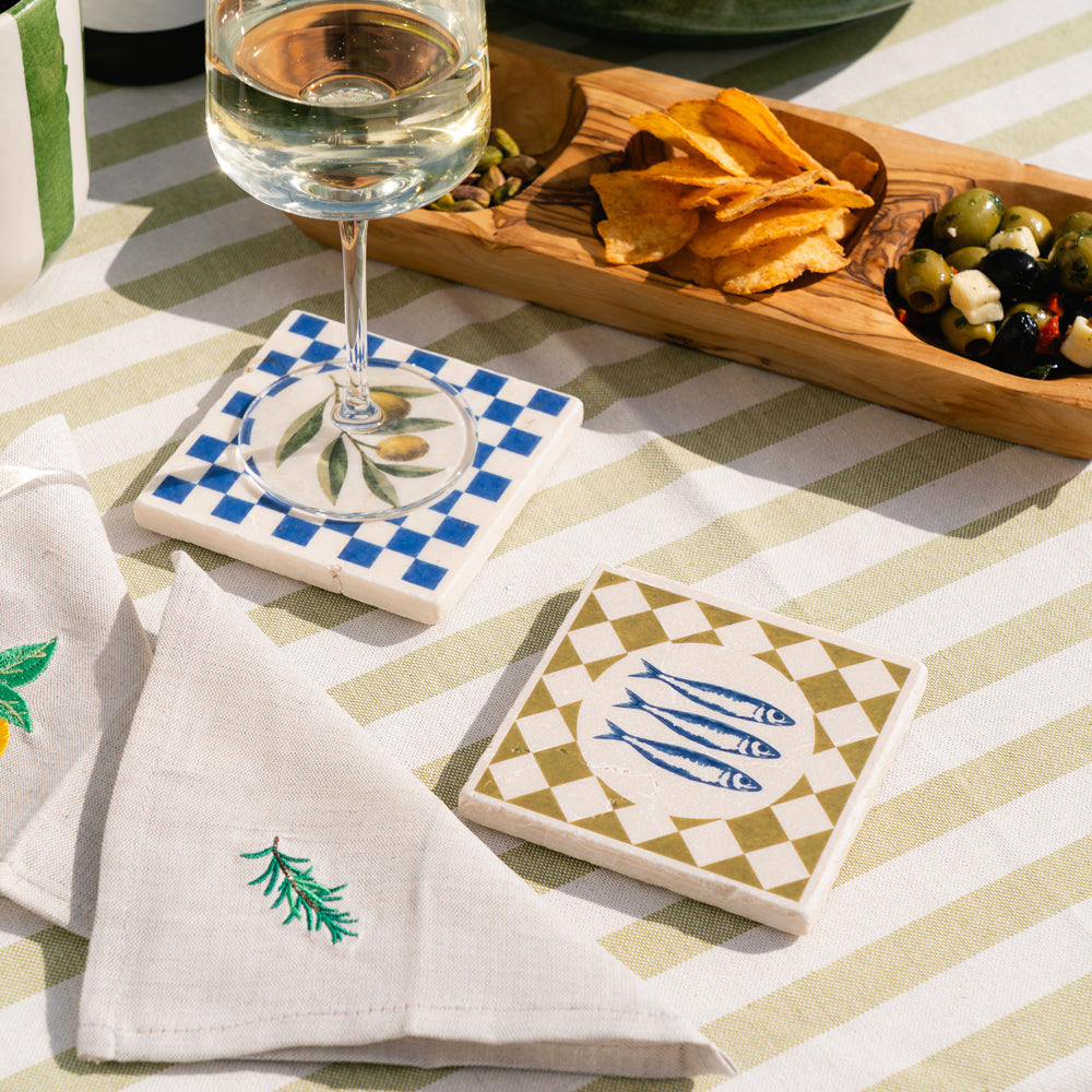 Sardines Single Stone Coaster