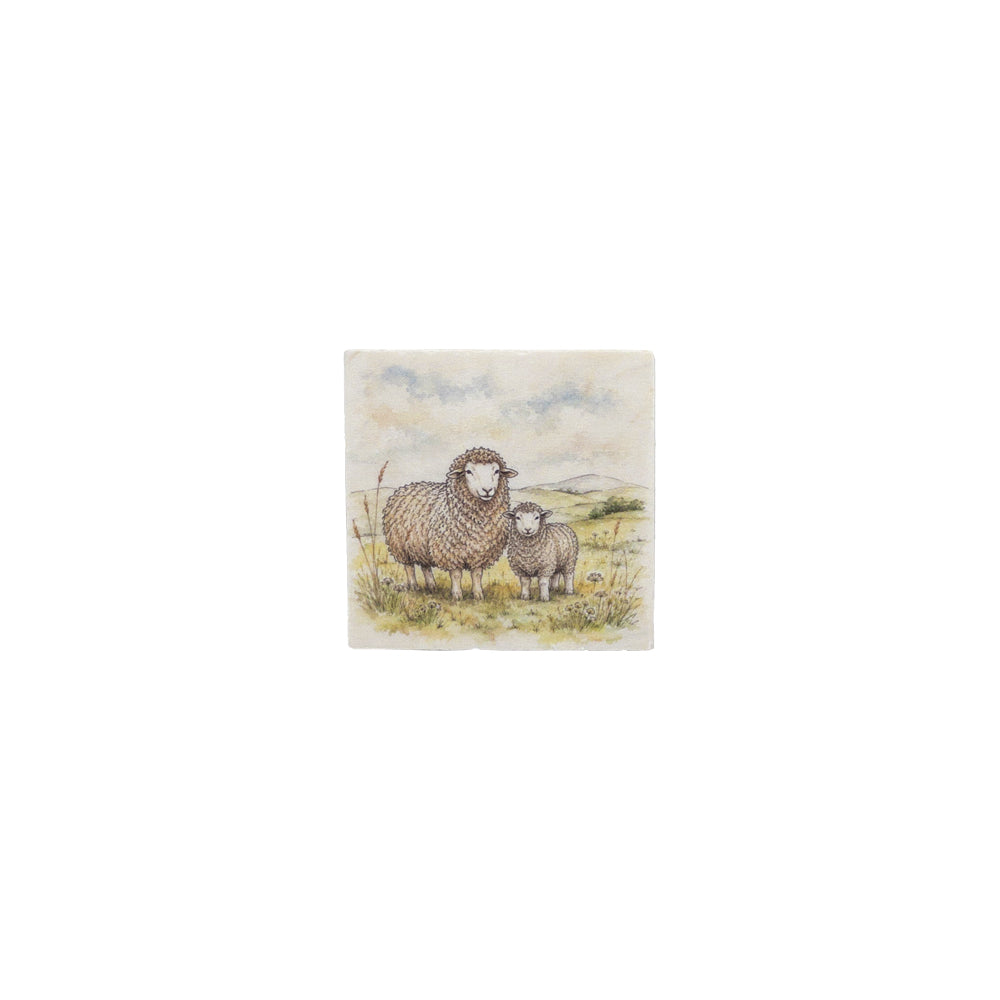 Scenic Sheep Single Stone Coaster